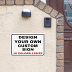 Custom Metal Personalized Signs With Photo Text Logo - Wall Decorative House Signs For Business & Home