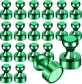 LOVIMAG Fridge Magnets 20Pcs Refrigerator Whiteboard Small Strong Magnet Classroom Kitchen Accessories Decorative Locker Set Decor Must Haves Office Calendar Refrigerador Magnetic Cute Crafts Green