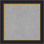 Amanti Art Black Framed Magnetic Board 30x30 Medium Vision Board for use with Magnets, 100% Metal Sheet to Display Items as Office Decor or for Home Organization in mudroom, Kitchen or Kids Room