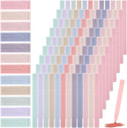 Marspark 120 Pcs Highlighters Bulk Chisel Tip Aesthetic 12 Assorted Colors No Bleed Cute Soft Color Marker Pens for Journal Planner Notes School Study Office Supplies