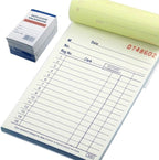 Cotton Fly Sales Order Receipt Book (10-Pack) | 3.5" x 5.5" Small Carbonless 2-Part (White/Yellow) Business Invoice Form for Delivery, Contractors & Small Retail
