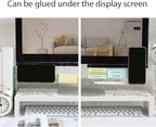 Monitor Sticky Note Holder,Acrylic Screen Message Reminder,Computer Memo Board | for Office Desktop Work Business Home Women Men Laptop