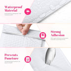 Metronic Bubble Mailer 10x13" White 25 Pack, Poly Padded Envelopes Waterproof Shipping Bags for Clothing, Self Seal Cushioning Mailers for Shipping Books, Jewelry, Makeup Supplies