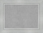 Amanti Art Silver Framed Magnetic Board 27x35 Medium Vision Board for use with Magnets, 100% Metal Sheet to Display Items as Office Decor or for Home Organization in mudroom, Kitchen or Kids Room