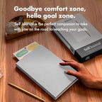 BestSelf 13-Week Self Journal & Goal Planner – Undated Daily ADHD-Friendly Journal for Men & Women | Productivity, Gratitude, Reflection & Habit Tracker | 2026 Life Organizer with Prompts, Grey Mist