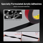 Automotive Acrylic Plus Attachment Tape 0.24" x 18Ft Made of 3M Double Sided Tape PT1100 Heavy Duty for Moldings Claddings Panels Pads and Other Car Automotive Applications