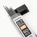 Nicpro 1200 PCS Lead Refills 0.7mm HB #2 Break Resistant Mechanical Pencil Refills 0.7 mm, 60 Pack Per Tube, 20 Tubes