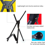 MEEDEN Tabletop Easels, Metal Easel Stand for Painting & Display, Aluminum Desktop Art Painting Easel, Foldable Portable Paint Easel Tripod Stand for Canvas, Paintings, Photos, Books, Signs
