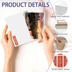 Cheardia 120 Pack Rigid Mailer with Self Adhesive Seal, 6.5 x 4.5 Inch Keep Flat Photo Document Mailers, Small Thick Cardboard Shipping Envelopes with Label for Photos, Document, White