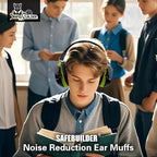 SAFEBUILDER Ear Muffs Noise Reduction SNR 33dB Adjustable Lightweight Safety Earmuffs Sound Proof Noise Cancelling ANSI