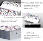 Custom Business Cards Personalized Business Cards for Small Business 300gsm Matte Paper Front & Back Sides Printed 3.5" x 2" - Makeup Artist Template