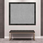 Amanti Art Black Framed Magnetic Board 45x53 Oversize Vision Board for use with Magnets, 100% Metal Sheet to Display Items as Office Decor or for Home Organization in mudroom, Kitchen or Kids Room