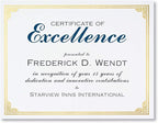 PaperDirect Gold on White Classic Specialty Certificates, 8½ x11, Foil Accents, 50 Count, Certificates And Awards Paper, For School, Work, Diplomas & Award Certificates