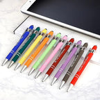 Greengines 30 Pieces Inspirational Pens, Motivational Ballpoint Pen with Stylus Tip Funny Ink Pens Bulk Inspirational Gifts for Women Coworkers Office Supplies Black Ink
