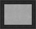 Amanti Art Black Framed Magnetic Board 25x31 Medium Vision Board for use with Magnets, 100% Metal Sheet to Display Items as Office Decor or for Home Organization in mudroom, Kitchen or Kids Room