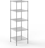 Regal Altair 24" Deep x 24" Wide x 74" Height Wire Shelving Kit | 5-Tier | NSF Commercial Storage Rack Unit