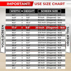 SightPro 20 Inch 16:9 Computer Privacy Screen Filter for Monitor - Privacy Shield and Anti-Glare Protector (17 7/16" x 9 13/16")