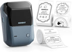 NIIMBOT B1 Label Maker with 3 Roll Tapes,2 Inch Portable Thermal Label Printer for Home Office School Small Business, Address, Clothing, Crafts, Retail,Support Smartphones & PC,Blue Dark