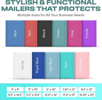 Teal Poly Bubble Mailers 7.25x12 inch #1 | Self Seal Padded Envelopes | Cushioned Bubble Mailer | Usable Size 7.25x11 | WaterProof | Lightweight mailing Shipping Bags | 100 Pack Bulk