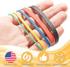 Bilinny Rubber Bands Assorted Size & Color, Made In USA, 1 LB