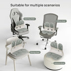 CabeVibe CabSupport Lumbar Support for Office Chair M5 – Ergonomic Support Seat for Posture Correction and Lower Back Pain Relief – Portable, Washable Pads for Office, Home, Car & Floor Sitting