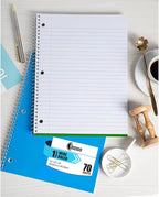 Rosmonde 720 Packs (Pallet) 1 Subject Notebooks, Wide Ruled, Pallet of Notebooks, 70 Sheets (140 pages), 8 x 10-1/2", Spiral Notebook Bulk, Bulk Spiral Notebooks for School & Office, 4-7 Days Transit