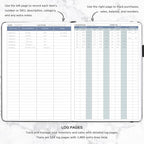 Clever Fox Inventory & Sales Log Book for Small Business – Inventory Ledger Book, Inventory Notebook, Order Tracker Book for Purchases, Sales & Reorders – Undated, Hardcover, A5, Black