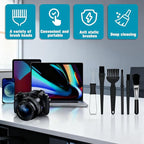 IOGOG 6PCS Keyboard Brush Cleaner Kit with Keycap Puller & Switch Puller, PP Handle Nylon Small Space Dust Removal Anti Static Brush for Computer Keyboard Electrical Appliance Seam Motherboard Camera