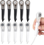 WISOPTUS 19.69ft Correction Tape Pen, 10-Count Pack, Dry Instantly, Stretch Resistant, not Easy to Break, as Smooth as Writing, Perfect for School, Office Supplies, Black White