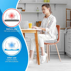 Office Chair Cushion - More Breathable Pressure Relief Seat Cushion with Hours Sitting on Gaming/Car/Wheelchair, Soft Extra-Dense Air Fiber for Orthopedic Coccyx, Sciatica & Hip Support