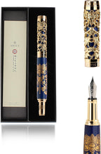 ARTEX Luxury Fountain Pen - Museum Art Collections - Crafting Timeless Beauty - the Best Gift & Office Desk Decor, German SCHMIDT Fine Nib, Solid Metal