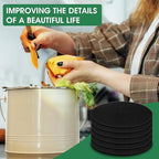 6 Pack Charcoal Filters for Compost Bucket，Compost Filters for Countertop Bin， Odor-Absorbing Activated Charcoal Replacement for Kitchen Compost Bins，6.7 Inch，Compost Filter
