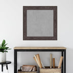 Amanti Art Black Framed Magnetic Board 30x30 Medium Vision Board for use with Magnets, 100% Metal Sheet to Display Items as Office Decor or for Home Organization in mudroom, Kitchen or Kids Room
