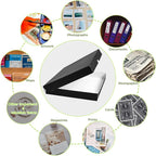 Lineco Folio Storage Box, Clamshell Design with Metal Edge. 11.5x17.5x1.75 Inches, Archival Boxboard, Preserve Photos, Cards, Magazines, Documents, Art, Ephemera, Family Records, Black, Pack of 1