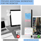 Office Desk Accessories 3pcs Multifunction Computer Monitor Memo Board - Transparent Computer Side Panel Memo Creative Monitor Side Panel Suitable for Office Home Desktop