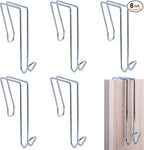 LIGHUFEIC 5 Pack Wire Cubicle Hook,Cubicle Accessories Wall Hangers for Clothing Mirrors, Pictures, Hats, and Bags in Office Cubicles Panels Cubicle Hooks(slive)