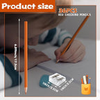 sqzrmdcg 36 PCS Orange Colored Pencils, Pre-sharpened Professional Wooden Art Pencils Set for Artists Painting | Premium Drawing Sketching Supplies(Orange)