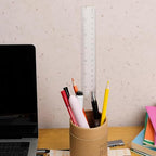 30 Packs Clear Plastic Ruler 12 Inch with Centimeter and Millimeter, Metric Rulers Bulk for Kids Classroom School Office
