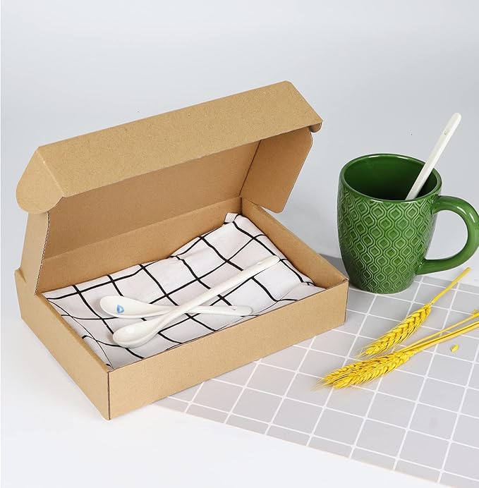 PHAREGE 9x6x2 inch Shipping Boxes Bulk 25 Pack Brown, Tab Lock Tuck Top Mailer Boxes for Packaging Small Business, Small Cardboard Gift Boxes for Wrapping Mailing Present
