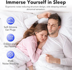 Ear Plugs for Sleeping Noise Cancelling, Ultra-Soft Silicone Ear Plugs for Sleep, 45dB Reusable Noise Cancelling Ear Plug Hearing Protection for Study/Work/Concert, EarPlugs with Case & 8 Eartips