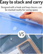 Forvencer Binder Pocket, 24 Pack Super Heavyweight Poly Binder Pocket with Tight Closure, Binder Folders Side Loading, 3 Ring Binder Pocket, Binder Dividers with Pockets, Letter Size, Assorted Colors