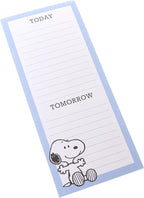 Graphique Happy Snoopy Notepad, 100 Tear-Away Sheets for Grocery, Gifts & To-Do Lists, Writing Pad for Fridge, Kitchen, Office, Fun Gift