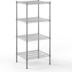 Regal Altair 21" Deep x 24" Wide x 54" Height Wire Shelving Kit | 4-Tier | NSF Commercial Storage Rack Unit