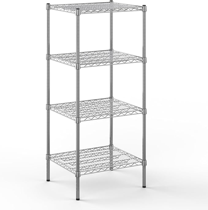 Regal Altair 21" Deep x 24" Wide x 54" Height Wire Shelving Kit | 4-Tier | NSF Commercial Storage Rack Unit