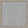 Amanti Art Silver Framed Magnetic Board 22x22 Medium Vision Board for use with Magnets, 100% Metal Sheet to Display Items as Office Decor or for Home Organization in mudroom, Kitchen or Kids Room