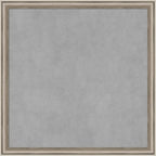 Amanti Art Silver Framed Magnetic Board 22x22 Medium Vision Board for use with Magnets, 100% Metal Sheet to Display Items as Office Decor or for Home Organization in mudroom, Kitchen or Kids Room