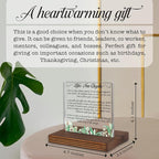 Life’s New Chapter Retirement Acrylic Desk Sign with Poem, Inspirational Gift for Women Men, Christian Office Decor, Farewell Keepsake for Coworker Friend Parent PA124