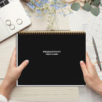 (3-Pack) Weekly Productivity Planner - 8.5" x 11" Dashboard Desk Notepad Has 6 Focus Areas to List Tasks for Goals, Projects, Clients, Academic or Meal-Organize Your Daily Work Efficiently, 54 Weeks