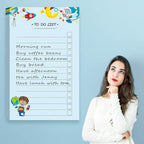 300 Sheets to Do List Notepad Daily Checklist Sticky Notes Cute Undated Memo Pad Color Block to Do Note Pad Weekly Plan Agenda and Organizer Planners for College(School Style,3.14 x 5.11 Inch)