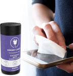 Swanky Cables Screen Cleaner Wipes: Electronic Wipes for Screens - Computer Screen Wipes for Lens, Phone, Tv Screen and Monitor Cleaning - Tech Wipes & Microfiber Cloth (Canister, 300 Count)
